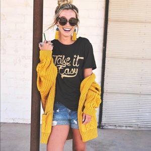 Molly Phillips mustard tassel earrings